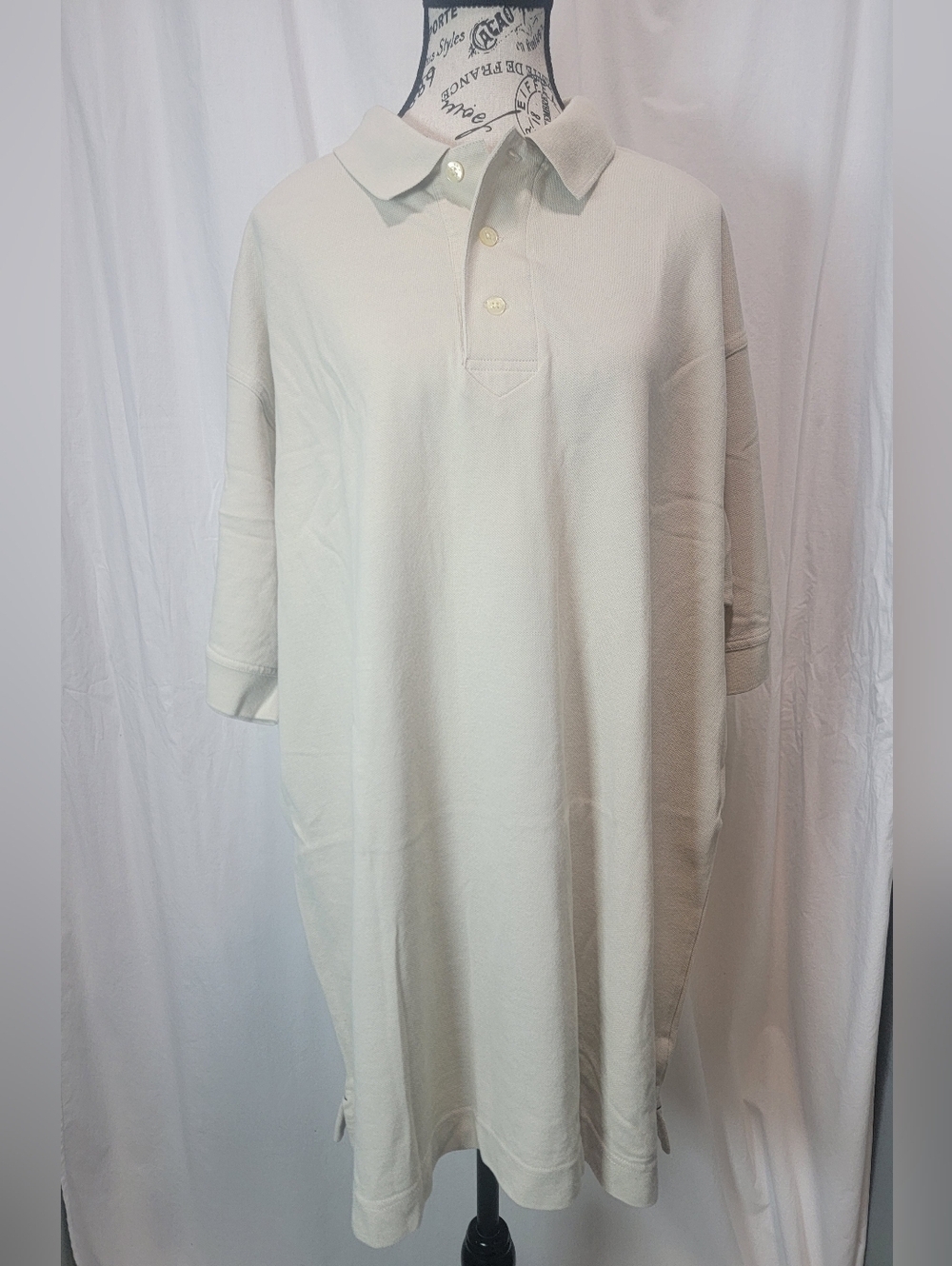 Cutter & Buck Men's Short-Sleeve Polo in Light Cream